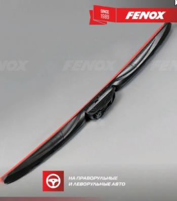 569 р. Щетка стеклоочистителя передняя (гибридная) FENOX Hybrid Vision КамАЗ 4308 дорестайлинг (2003-2010)  с доставкой в г. Калуга. Увеличить фотографию 8