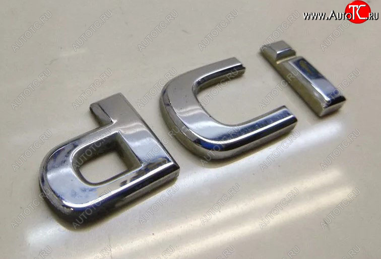 1 029 р. Эмблема крышки багажника dCi Honda Accord 8 седан CU рестайлинг (2011-2013) (Хром)  с доставкой в г. Калуга