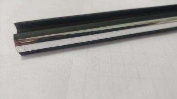 104 р. Универсальный уплотнитель FlexLine (8 mm U-LIP 2 лепестка, хромированная полоса, 1 погонный метр) Лада Калина Cross 2194 универсал (2014-2018)  с доставкой в г. Калуга. Увеличить фотографию 3