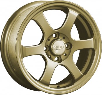 Кованый диск Slik Classik 6x14 (Металлик золотой) Toyota Spade NP140 хэтчбэк 5 дв. (2012-2020) 4x100.0xDIA54.1xET39.0