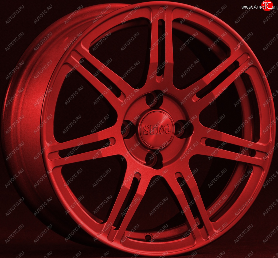 15 249 р. Кованый диск Slik Classik 6.5x15 (Красный) Opel Astra H седан рестайлинг (2007-2009) 5x110.0xDIA65.1xET35.0 (Цвет: Красный)