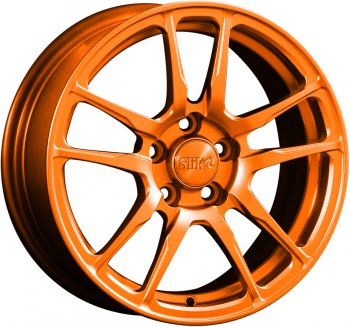 Кованый диск Slik Classik 6.5x15 (Ярко-оранжевый) любое авто (универсальное)   (Цвет: Ярко-оранжевый)