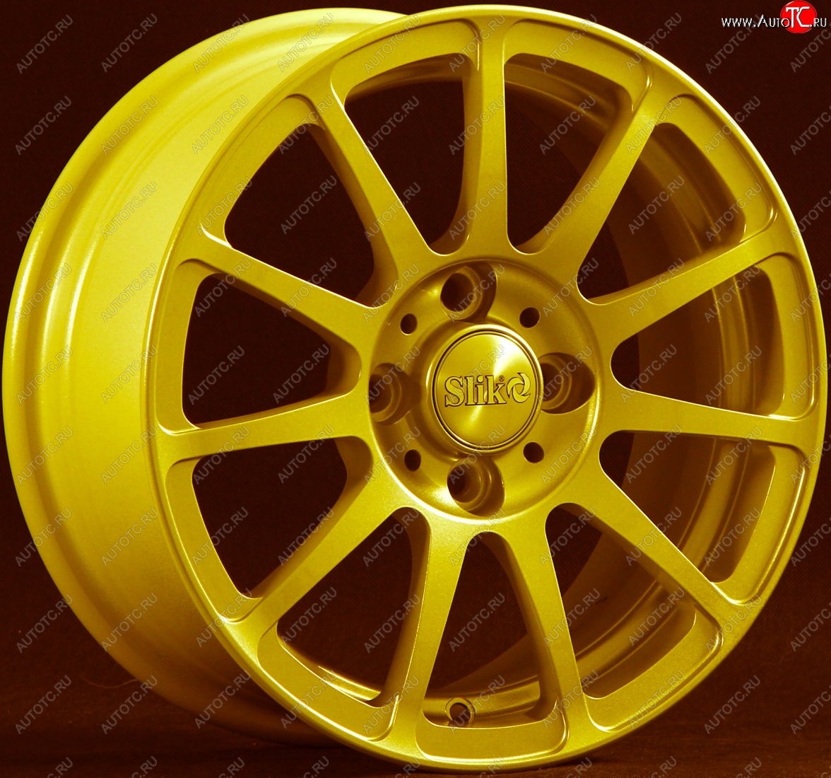 12 849 р. Кованый диск Slik Classik 5.5x14 (ярко-желтый) Honda Fit 2 GE 2-ой рестайлинг (2012-2014) 4x100.0xDIA56.1xET45.0 (Цвет: ярко-желтый)