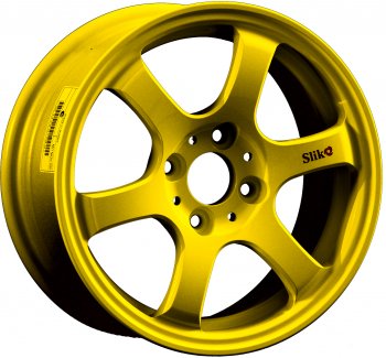 13 499 р. Кованый диск Slik Classic Sport L-1726S 6.0x14 Opel Astra G седан (1998-2005) 5x110.0xDIA65.1xET49.0 (Candy ярко-желтый (Candy YELLOW)). Увеличить фотографию 1