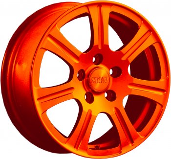 11 899 р. Кованый диск Slik Classic L-1815 6.5x15 Opel Meriva B рестайлинг (2013-2017) 5x110.0xDIA65.1xET35.0 (Ярко оранжевый (ORANGE)). Увеличить фотографию 1