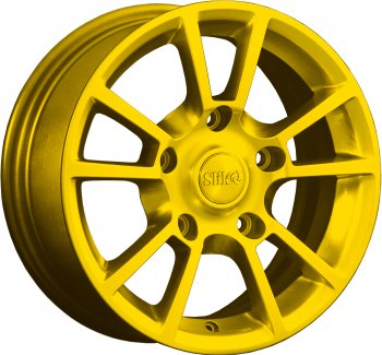 15 249 р. Кованый диск Slik Classic L-87 6.5x15 Opel Combo E (2018-2024) 5x108.0xDIA65.1xET42.0 (Candy ярко-желтый (Candy YELLOW)). Увеличить фотографию 1