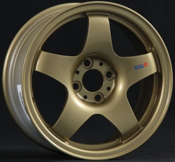Кованый диск Slik Sport 6.5x15 (Металлик золотой) 6.5x15/4-5x98-120 D54.1-72.6 Renault Clio CB рестайлинг, хэтчбэк 3 дв. (2001-2012) 4x100.0xDIA60.1xET36.0