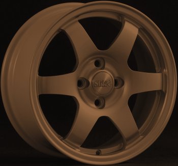 15 249 р. Кованый диск Slik Sport 6.5x15 (Металлик коньячная бронза. Глянец) Hyundai Elantra CN7 (2020-2023) 5x114.3xDIA67.1xET46.0 (Цвет: Металлик коньячная бронза. Глянец). Увеличить фотографию 1