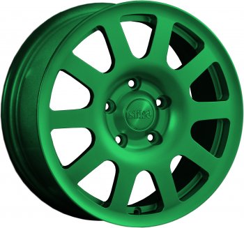 Кованый диск Slik Sport 6.5x16 (Зеленый) Mitsubishi Pajero Sport 2 PB дорестайлинг (2008-2013) 6x139.7xDIA67.1xET38.0