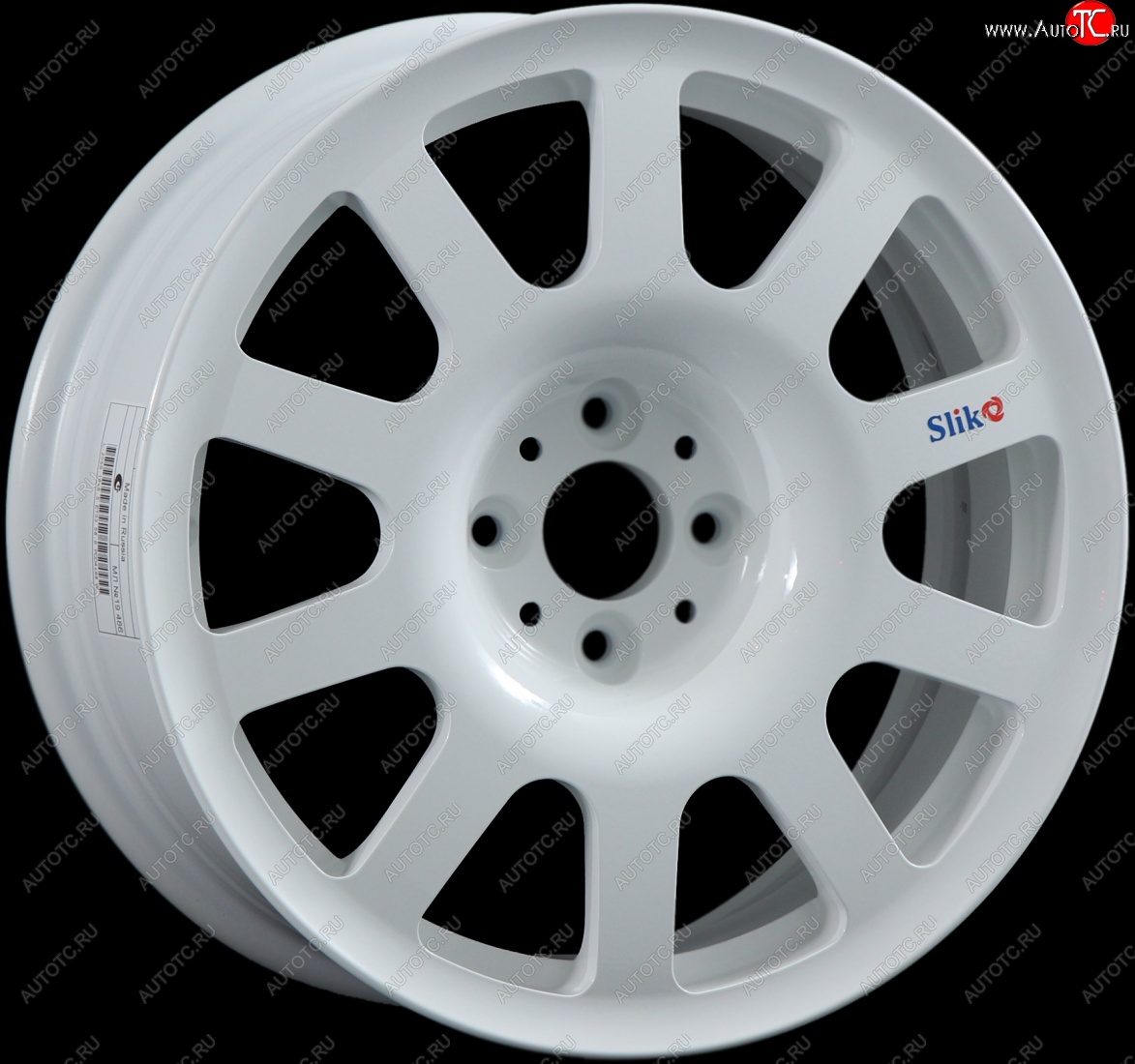 10 199 р. Кованый диск Slik SPORT R16x6.5 Белый (W) 6.5x16 Nissan Tiida 1 седан C11 рестайлинг (2010-2014) 4x114.3xDIA66.1xET40.0 (Цвет: W)