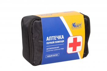 Аптечка первой помощи KRAFT (сумка) ГАЗ Соболь 2310 1-ый рестайлинг шасси (2003-2010)