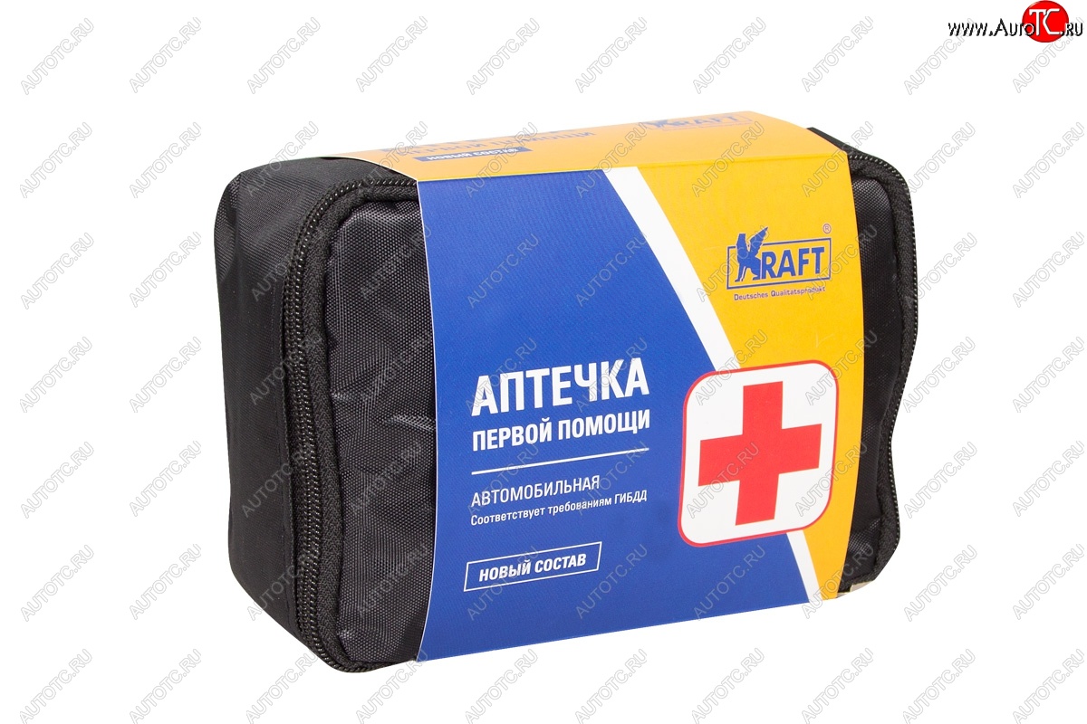 359 р. Аптечка первой помощи KRAFT (сумка) Honda Airwave 1 GJ дорестайлинг (2003-2008)  с доставкой в г. Калуга