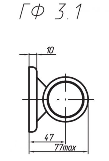 1 199 р. Фонарь габаритный и контурный Евросвет ГФ 3.1 LED3-3 Бегущий огонь   (12В)  с доставкой в г. Калуга. Увеличить фотографию 2