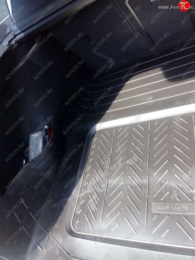 1 149 р. Универсальный коврик в багажное отделение Aileron (1370x1080, размер корытца 770*480) Audi A7 4K лифтбэк (2018-2024)  с доставкой в г. Калуга