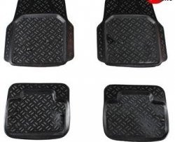 Комплект универсальных ковриков в салон Aileron 4 шт. (полиуретан). Ford Fiesta 6 седан рестайлинг (2012-2019)