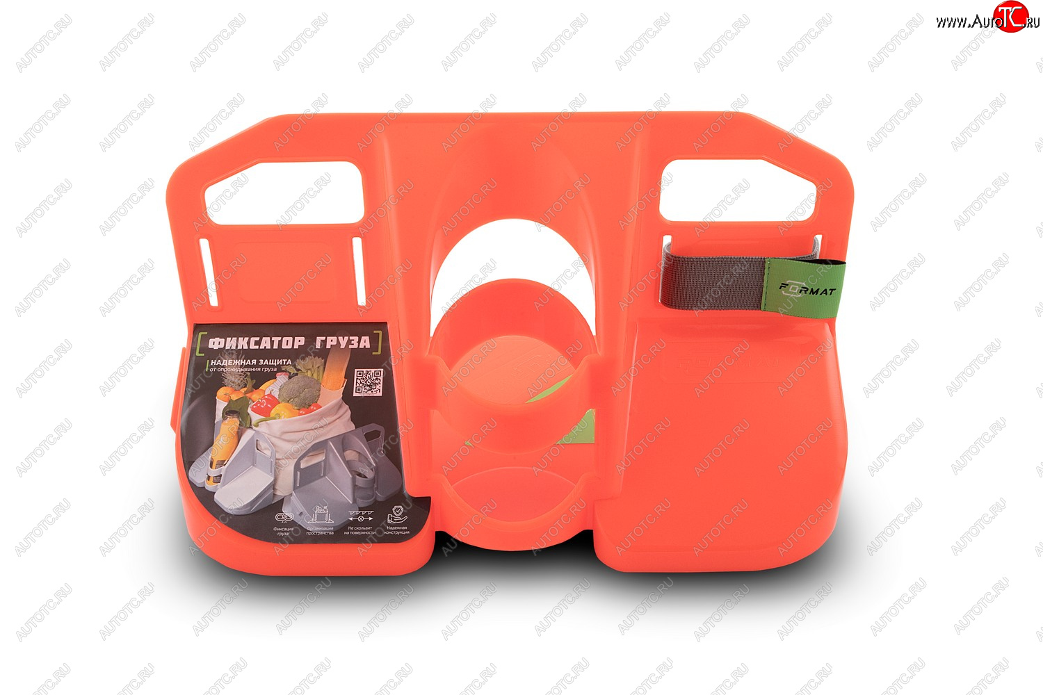 1 039 р. Фиксатор груза универсальный в багажник FORMAT   (цвет: оранжевый)  с доставкой в г. Калуга