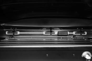23 599 р. Багажный бокс (310 л 150х76х35 см, двусторонний) LUX IRBIS 150 Acura CL YA1 купе (1996-1999) (серый матовый)  с доставкой в г. Калуга. Увеличить фотографию 12
