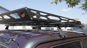 15 299 р. Багажник универсальный (с откидными бортами) АПС Chevrolet Captiva  дорестайлинг (2006-2011) (черный)  с доставкой в г. Калуга. Увеличить фотографию 10