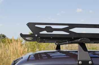 15 299 р. Багажник универсальный (с откидными бортами) АПС Chevrolet Niva 2123 рестайлинг (2009-2020) (черный)  с доставкой в г. Калуга. Увеличить фотографию 3