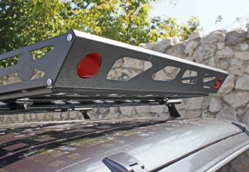 15 299 р. Багажник универсальный (с откидными бортами) АПС Chevrolet Captiva  дорестайлинг (2006-2011) (черный)  с доставкой в г. Калуга. Увеличить фотографию 9
