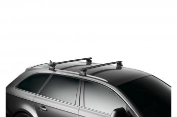 15 449 р. Поперечные дуги рейлингов THULE WingBar (длина дуг 127 см) Renault Sandero Stepway (B8) дорестайлинг (2014-2018) (цвет: черный)  с доставкой в г. Калуга. Увеличить фотографию 5