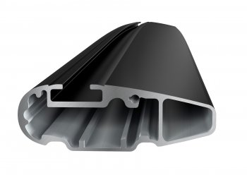 15 449 р. Поперечные дуги рейлингов THULE WingBar (длина дуг 127 см) Acura MDX YD2 дорестайлинг (2006-2009) (цвет: черный)  с доставкой в г. Калуга. Увеличить фотографию 4