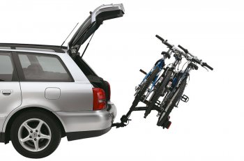 Велобагажник-платформа на фаркоп Thule RideOn Ford Mondeo Mk3,B4Y дорестайлинг, седан (2000-2003)  (Для 3-х велосипедов)