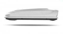 Багажный бокс Yuago Avatar (460 л/186х86х46 см, еврозамок, одностороннее открывание) на крышу   (Тиснение, цвет белый)