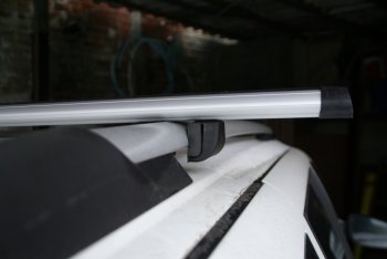 1 599 р. Комплект поперечин для рейлингов АвтоТК v1 Chevrolet Captiva  дорестайлинг (2006-2011) (Цвет: чёрный (стальные), Длина: 1300мм)  с доставкой в г. Калуга. Увеличить фотографию 16