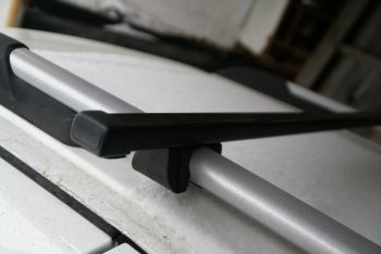 1 599 р. Комплект поперечин для рейлингов АвтоТК v1 EXEED TXL  дорестайлинг (2020-2021) (Цвет: чёрный (стальные), Длина: 1300мм)  с доставкой в г. Калуга. Увеличить фотографию 5