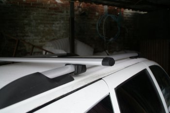 1 599 р. Комплект поперечин для рейлингов АвтоТК v1 Chevrolet Niva 2123 рестайлинг (2009-2020) (Цвет: чёрный (стальные), Длина: 1300мм)  с доставкой в г. Калуга. Увеличить фотографию 6