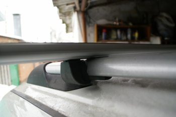 1 599 р. Комплект поперечин для рейлингов АвтоТК v1 Chevrolet Niva 2123 рестайлинг (2009-2020) (Цвет: чёрный (стальные), Длина: 1300мм)  с доставкой в г. Калуга. Увеличить фотографию 11