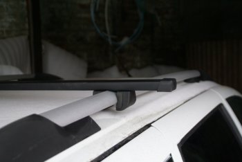 1 599 р. Комплект поперечин для рейлингов АвтоТК v1 Opel Karl A хэтчбэк 5 дв. (2015-2019) (Цвет: чёрный (стальные), Длина: 1300мм)  с доставкой в г. Калуга. Увеличить фотографию 2