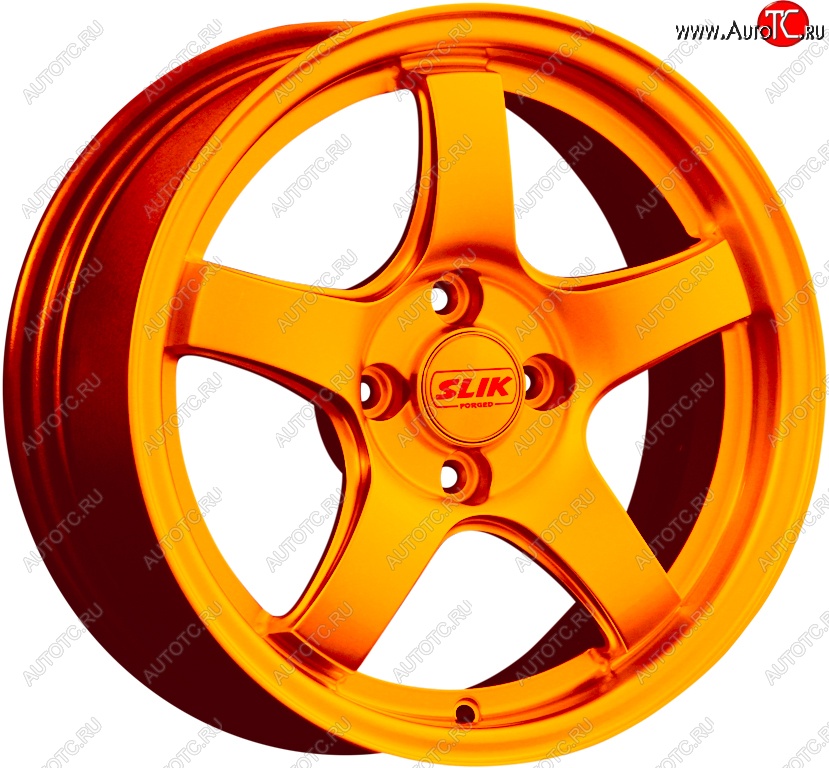 11 899 р. Кованый диск Slik Classic L-1843 6.5x15 Mazda MX-3 (1991-1998) 4x100.0xDIA54.1xET45.0 (Ярко оранжевый (ORANGE))
