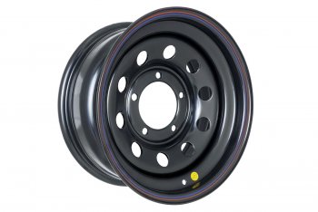 4 499 р. Штампованый диск OFF-ROAD Wheels (стальной усиленный, круг - черный). 7.0 x 16 Лада нива 4х4 2121 Бронто 3 дв. 1-ый рестайлинг (2017-2019) 5x139.7xDIA110.0xET15.0 . Увеличить фотографию 1