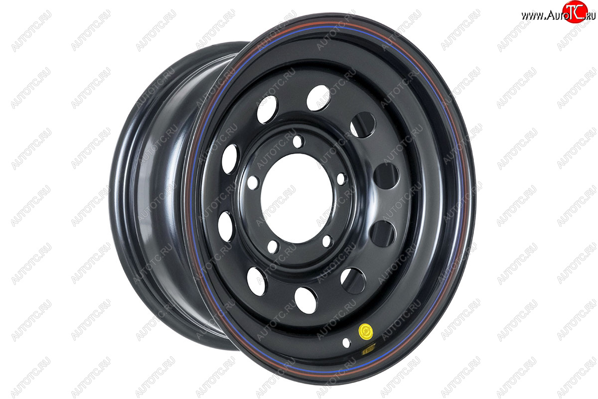 4 499 р. Штампованый диск OFF-ROAD Wheels (стальной усиленный, круг - черный). 7.0 x 16 Лада нива 4х4 2121 Бронто 3 дв. 1-ый рестайлинг (2017-2019) 5x139.7xDIA110.0xET15.0 