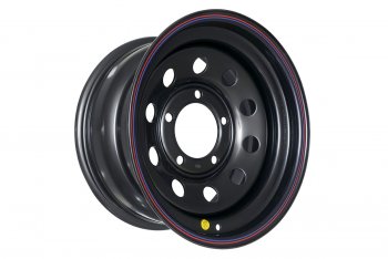 4 699 р. Штампованый диск OFF-ROAD Wheels (стальной усиленный, круг - черный). 8.0 x 16    с доставкой в г. Калуга. Увеличить фотографию 1