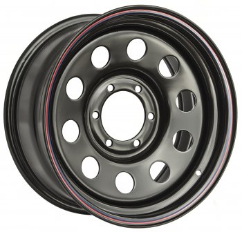 4 849 р. Штампованый диск OFF-ROAD Wheels (стальной усиленный, круг - черный). 8.0 x 16    с доставкой в г. Калуга. Увеличить фотографию 1