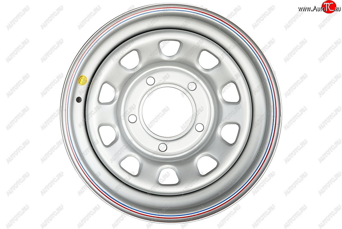 2 689 р. Штампованый диск OFF-ROAD Wheels (усиленный) 7.0x15 Уаз Буханка 452 2206 микроавтобус (1965-2024) 5x139.7xDIA108.0xET25.0 (Цвет: серебристый)