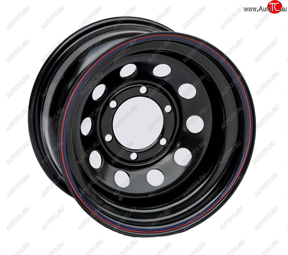 6 199 р. Штампованый диск OFF-ROAD Wheels (стальной усиленный, круг - черный). 8.0 x 17 Hyundai Galloper 5 дв. (1998-2003) 6x139.7xDIA110.0xET0.0 
