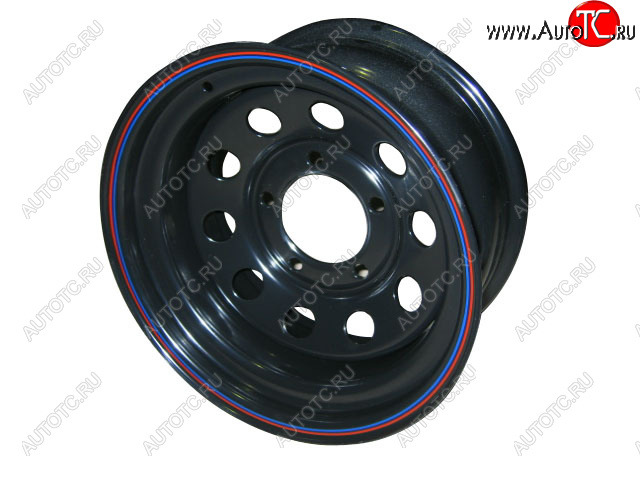 4 999 р. Штампованый диск OFF-ROAD Wheels (усиленный, круг) 7.0x15 Suzuki Jimny JB23/JB43 1-ый рестайлинг (2002-2012) 5x139.7xDIA105.0xET25.0 (Цвет: черный)