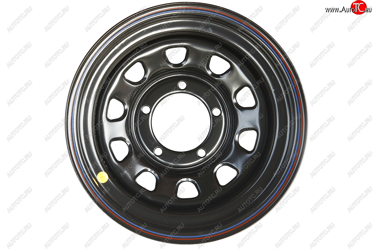 4 999 р. Штампованый диск OFF-ROAD Wheels (стальной усиленный, черный). 8.0 x 15 Лада нива 4х4 2121 Бронто 3 дв. 1-ый рестайлинг (2017-2019) 5x139.7xDIA110.0xET15.0 