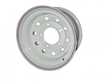 4 999 р. Штампованый диск OFF-ROAD Wheels (усиленный, круг) 7.0x15 Suzuki Grand Vitara FTB03 3 двери (1997-2005) 5x139.7xDIA98.5xET25.0 (Цвет: белый). Увеличить фотографию 1