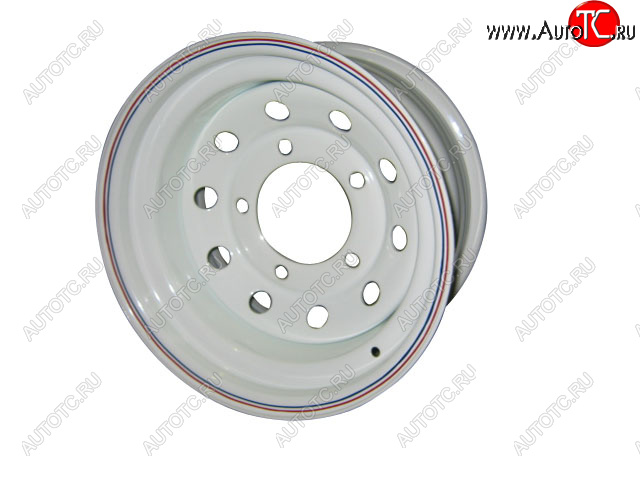 4 999 р. Штампованый диск OFF-ROAD Wheels (усиленный, круг) 7.0x15 Suzuki Jimny JB23/JB43 2-ой рестайлинг (2012-2018) 5x139.7xDIA105.0xET25.0 (Цвет: белый)