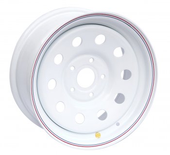 5 699 р. Штампованый диск OFF-ROAD Wheels (усиленный, круг) 7.0x16 BMW 5 серия E60 седан рестайлинг (2007-2010) 5x120.0xDIA72.6xET20.0 (Цвет: белый). Увеличить фотографию 1