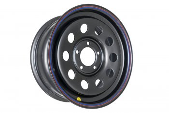 5 699 р. Штампованый диск OFF-ROAD Wheels (усиленный, круг) 7.0x16 BMW 3 серия F31 универсал дорестайлинг (2012-2015) 5x120.0xDIA72.6xET35.0 (Цвет: черный). Увеличить фотографию 1