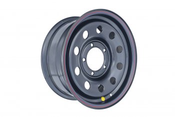 Штампованый диск OFF-ROAD Wheels (стальной усиленный, круг - черный). 7.0 x 16 Уаз Буханка 452 2206 микроавтобус (1965-2024) 5x139.7xDIA110.0xET25.0