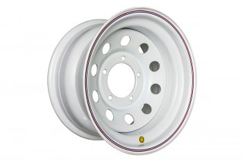 Штампованый диск OFF-ROAD Wheels (стальной усиленный, круг - белый). 8.0 x 15 