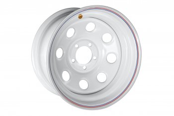 4 799 р. Штампованый диск OFF-ROAD Wheels (усиленный, круг) 8.0x16   (Цвет: белый)  с доставкой в г. Калуга. Увеличить фотографию 1