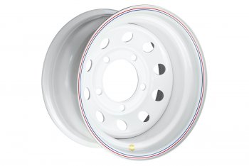 4 499 р. Штампованый диск OFF-ROAD Wheels (усиленный, круг) 8.0x16   (Цвет: белый)  с доставкой в г. Калуга. Увеличить фотографию 1